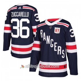 Män Ishockey New York Rangers Tröja Mats Zuccarello 36 2018 Winter Classic Adidas Marinblå Authentic